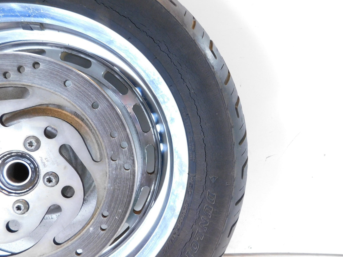 2005-2007 Harley Davidson Sportster 1200 Chrome Custom Cast Rear Wheel Rim - C3 Cycle
