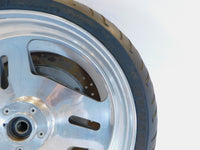 1995 & 1996 Buell M2 Thunderbolt Marchesini Silver Front Wheel Rim & Tire - C3 Cycle