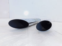 Harley Davidson Dyna Super Glide Low Rider Chrome Exhaust Pipe Slashed Mufflers - C3 Cycle