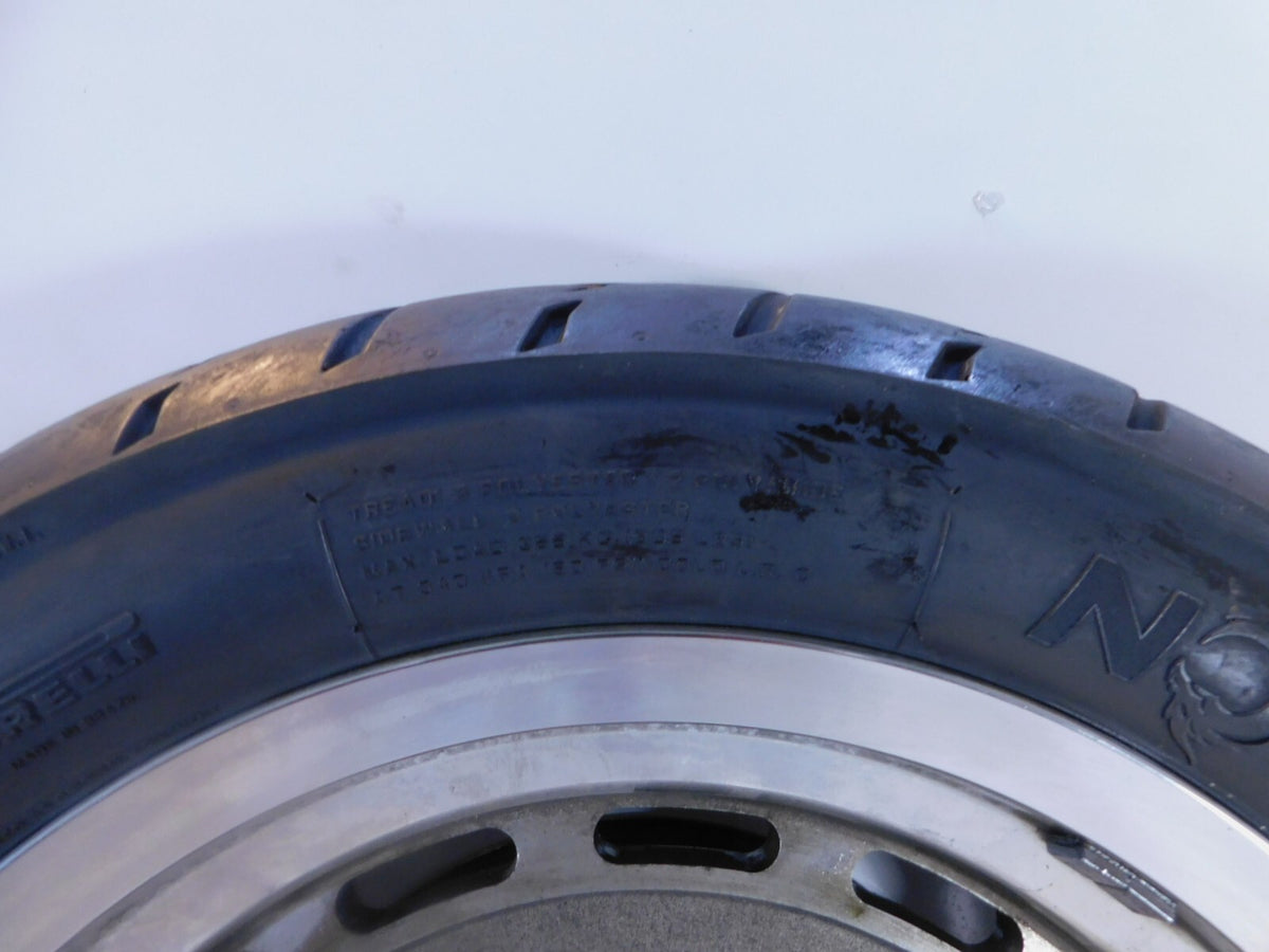 2000-2003 Harley Davidson Sportster 883 1200 Custom Chrome Solid Rear Wheel Rim - C3 Cycle