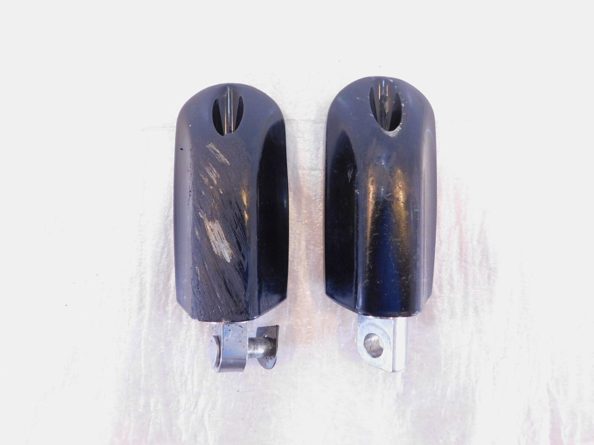 Harley Touring FXR Dyna Sportster & Softail Metal & Rubber Footpegs Footrests - C3 Cycle