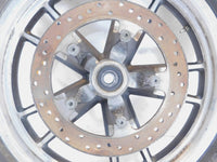 2008-2012 Harley Davidson Dyna Low Rider FXDL Silver Cast Front Rim Wheel - BENT - C3 Cycle