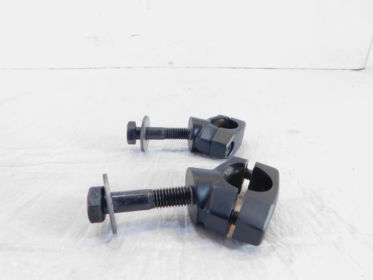 2014-2017 Victory Cross Country Black Handlebar Handle Bar Riser Mount Clamps - C3 Cycle