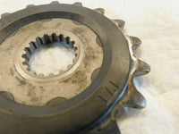 16 Triumph Street Twin Front Engine Motor Transmission 17T Tooth Output Sprocket - C3 Cycle