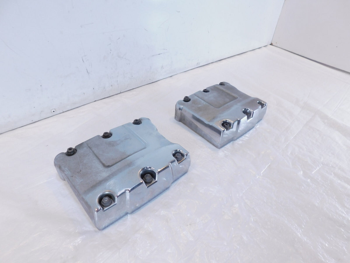 Harley Davidson Touring Dyna & Softail Chrome Cylinder Head Rocker Boxes - C3 Cycle
