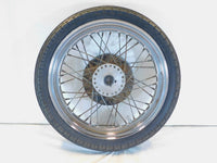 Harley Davidson XLH Ironhead Sportster 1000 Laced Spoked Front Wheel Rim & Tire - C3 Cycle