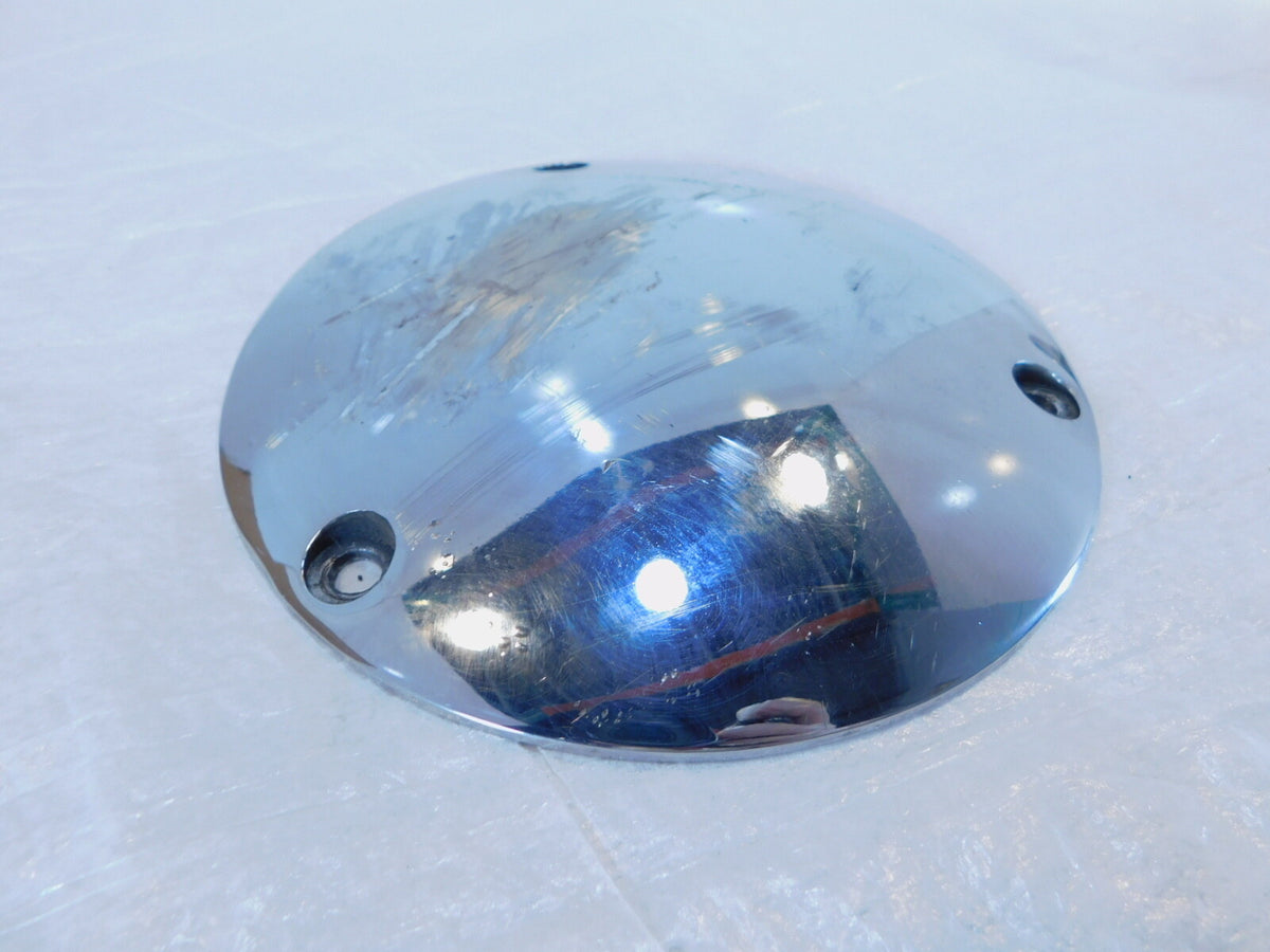 Harley Davidson Evo Touring Softail Dyna & FXR Chrome Derby Clutch Cover 3 Hole - C3 Cycle