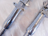 2002 American IronHorse Texas Chopper Left & Right Front Fork Leg Shocks - Bent - C3 Cycle