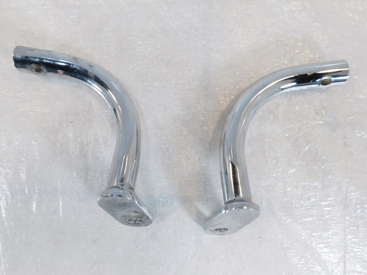Harley Electra Glide Rear Left & Right Chrome Saddlebag Crash Guard Eliminators