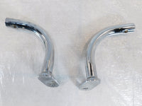 Harley Electra Glide Rear Left & Right Chrome Saddlebag Crash Guard Eliminators