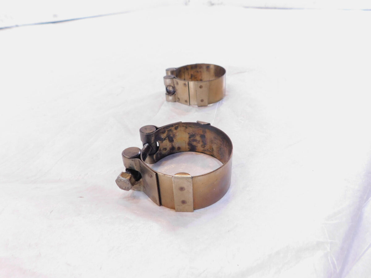 Moto Guzzi Norge GT 8V Breva V 1100 Sport 1200 Exhaust Header Mid Pipe Clamps - C3 Cycle
