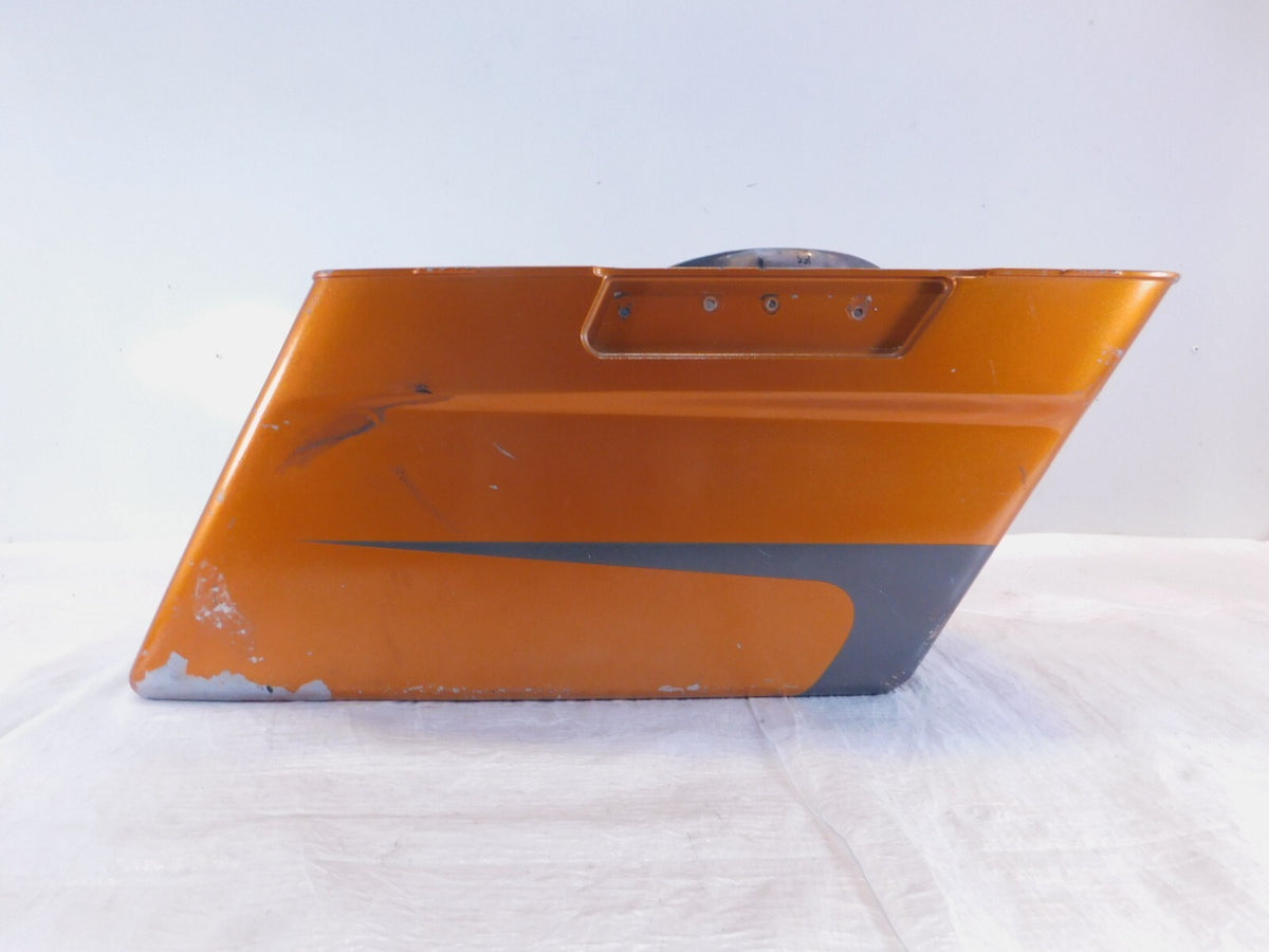 Harley Davidson Road King Street & Electra Glide Orange Right Saddlebag Bottom - C3 Cycle