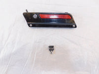 Kawasaki Vulcan 1500 VN1500 Classic Black Left Saddlebag Latch Cover & Key - C3 Cycle