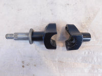 Harley Davidson Sportster 883 & 1200 & Dyna Black Handlebar Bar Riser Clamps - C3 Cycle