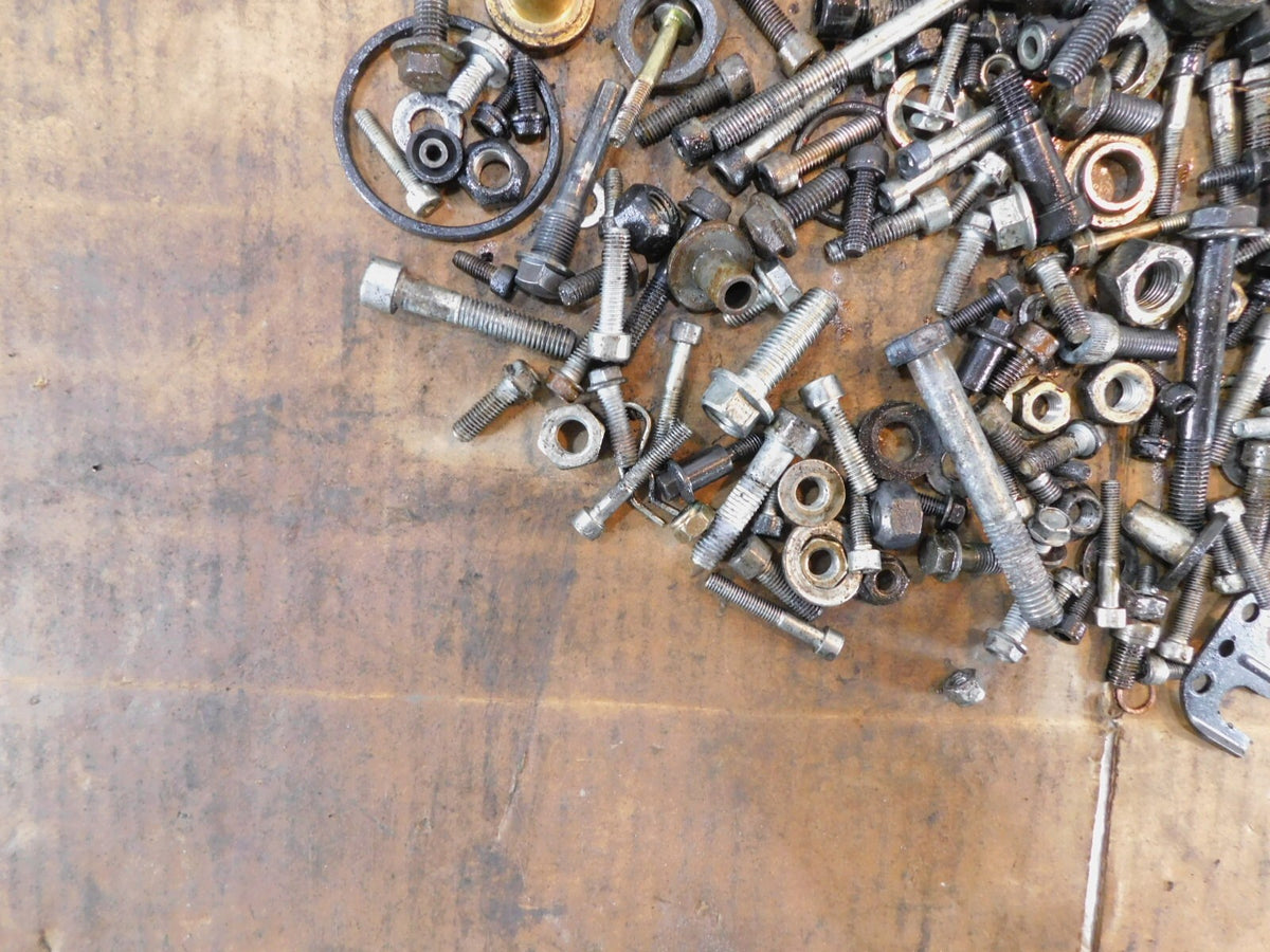 2017 17 Victory Cross Country Engine & Body Nuts Bolts & Brackets Parts Box Lot - C3 Cycle