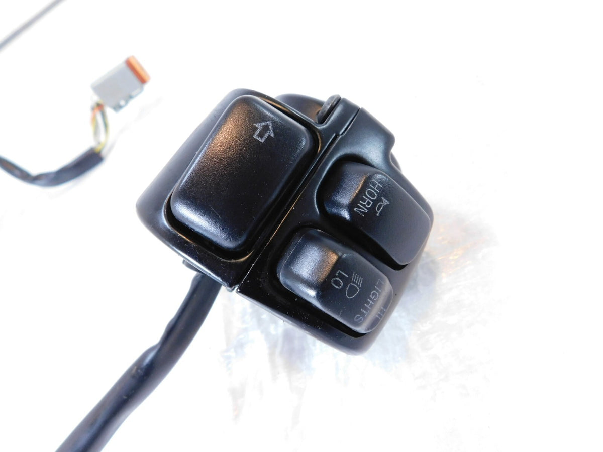 Harley Davidson Softail Dyna Sportster Left Handlebar Horn Turn Signal Switches - C3 Cycle