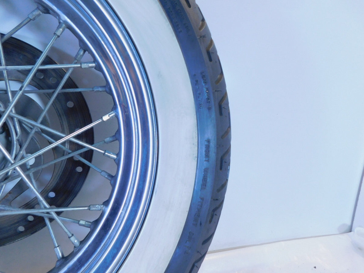 Harley Davidson Softail Heritage Classic & Deluxe Spoked Front Wheel Rim w/ Tire - C3 Cycle