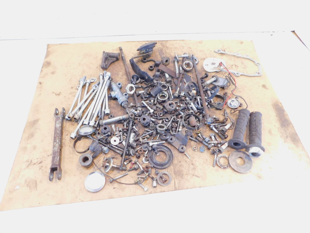 1992 Kawasaki Ninja ZX6 ZX600D Misc Nuts Bolts Brackets Hardware Parts Box Lot - C3 Cycle