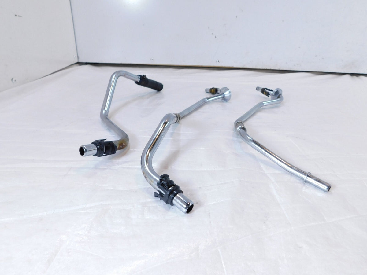 Harley Davidson Softail Heritage Classic Fat Boy Chrome Oil Tank Pipe Hose Lines - C3 Cycle
