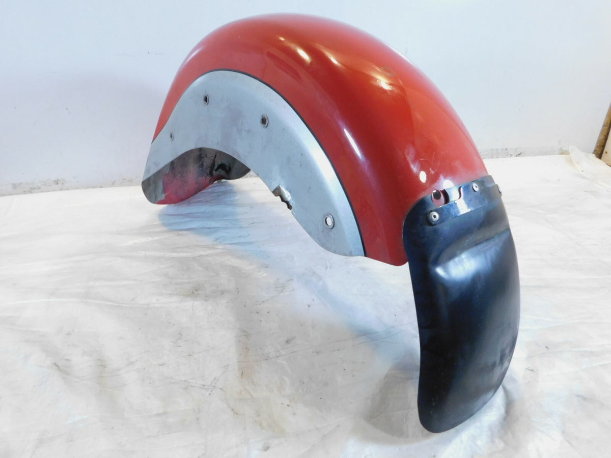 2002 & 2003 Indian Gilroy Spirit "Red & Cream" Rear Wheel Cover Fender - Dented - C3 Cycle