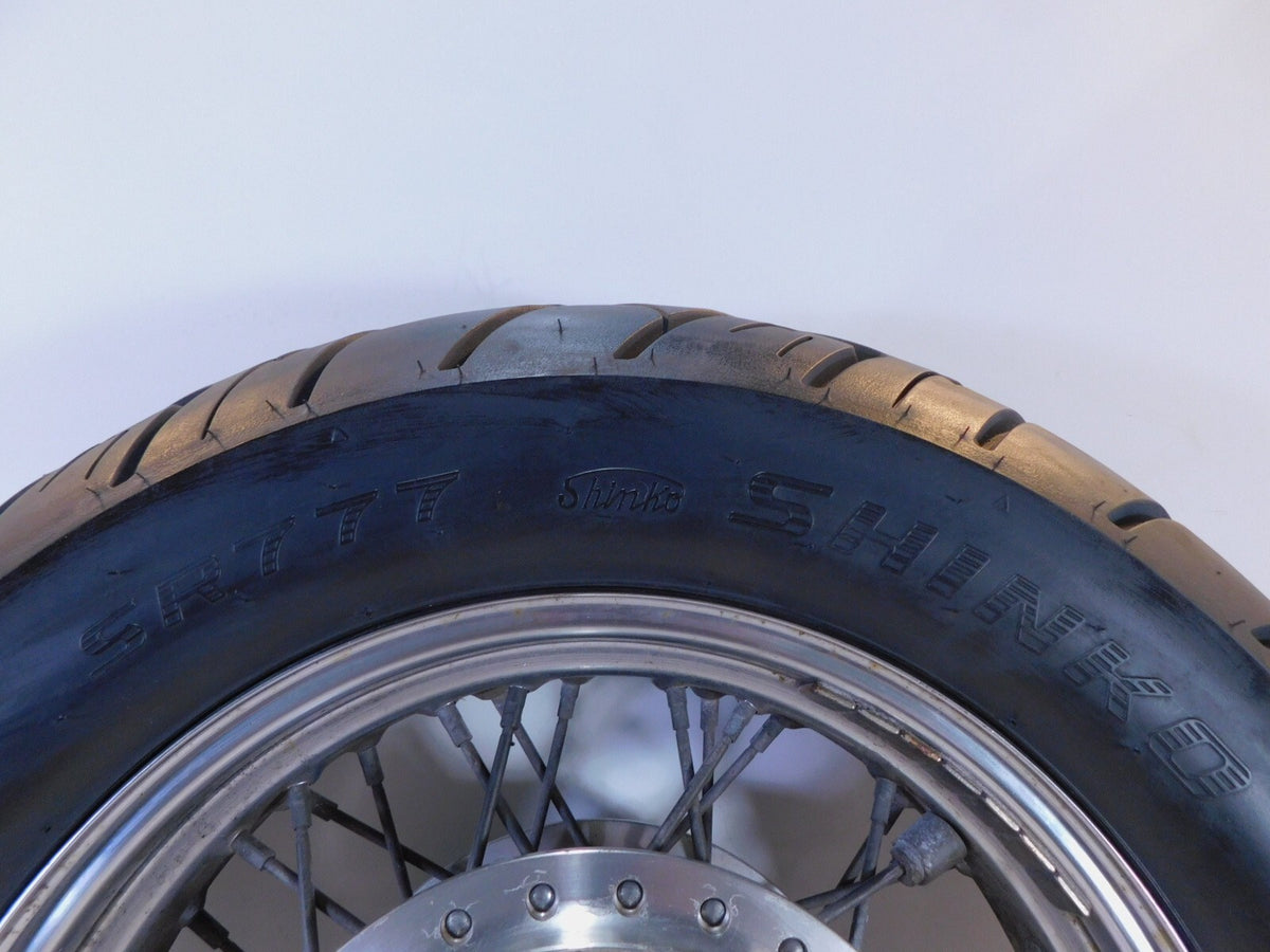 1998-2003 Honda VT750 Shadow 750 ACE Deluxe & Spirit Laced Rear Wheel Rim & Tire - C3 Cycle