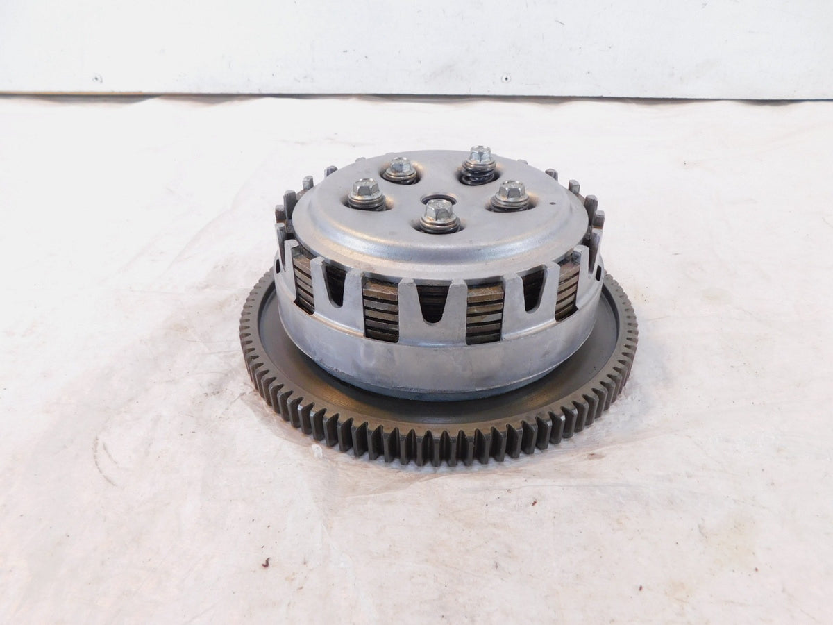 1982-1983 Yamaha XJ750 Maxim 750 Engine Clutch Basket w/ Pressure Friction Plate - C3 Cycle