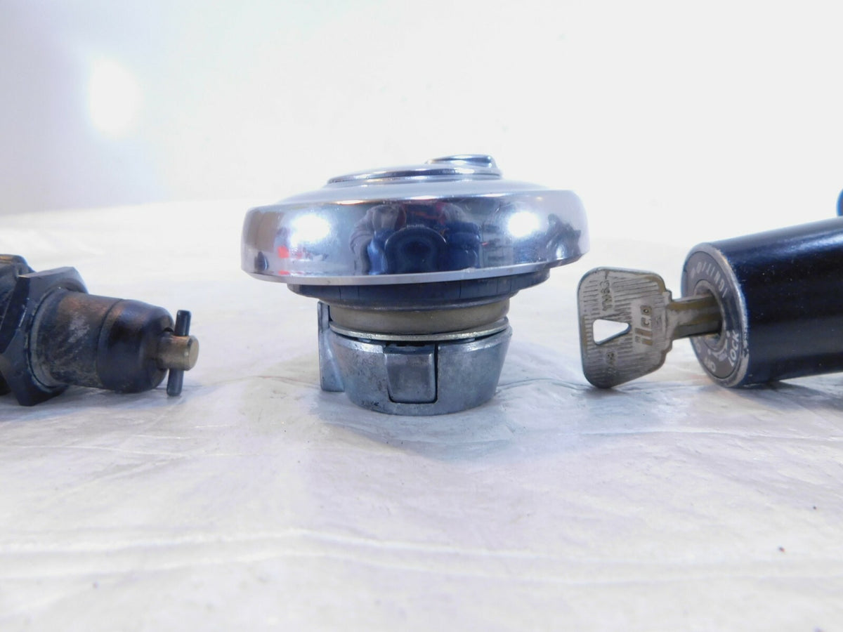 Yamaha V-Star 650 XVS650 & 1100 Ignition Switch Fuel Tank Storage Lock Set & Key - C3 Cycle