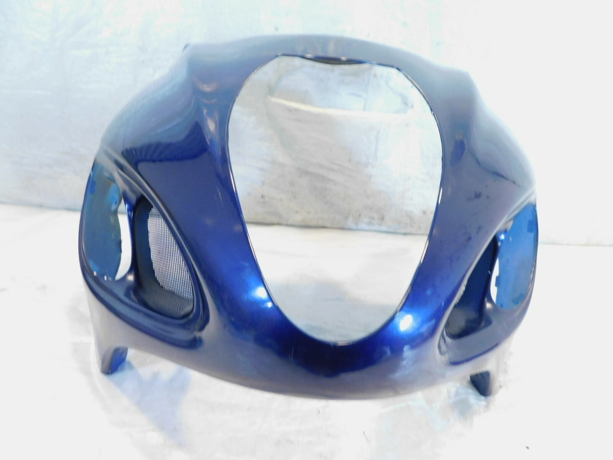 1999-2003 Suzuki GSX1300R Busa Hayabusa Blue Front Upper Fairing Cowling Cowl - C3 Cycle