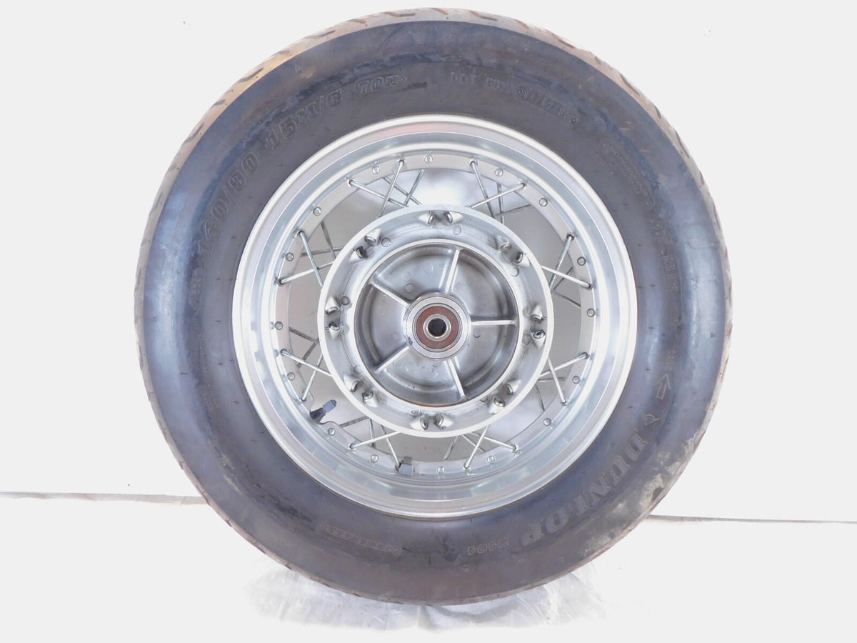 1986-1987 Honda Rebel 450 CMX450 CMX450C Laced Spoked Rear Back Wheel Rim & Tire - C3 Cycle