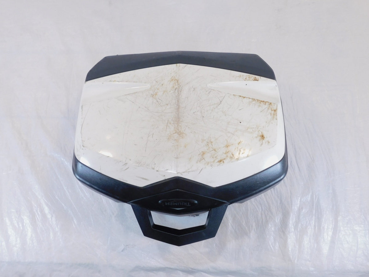 2006-2020 Triumph Tiger 1050 White Pannier Sidecase Saddle Bag Luggage Box - C3 Cycle
