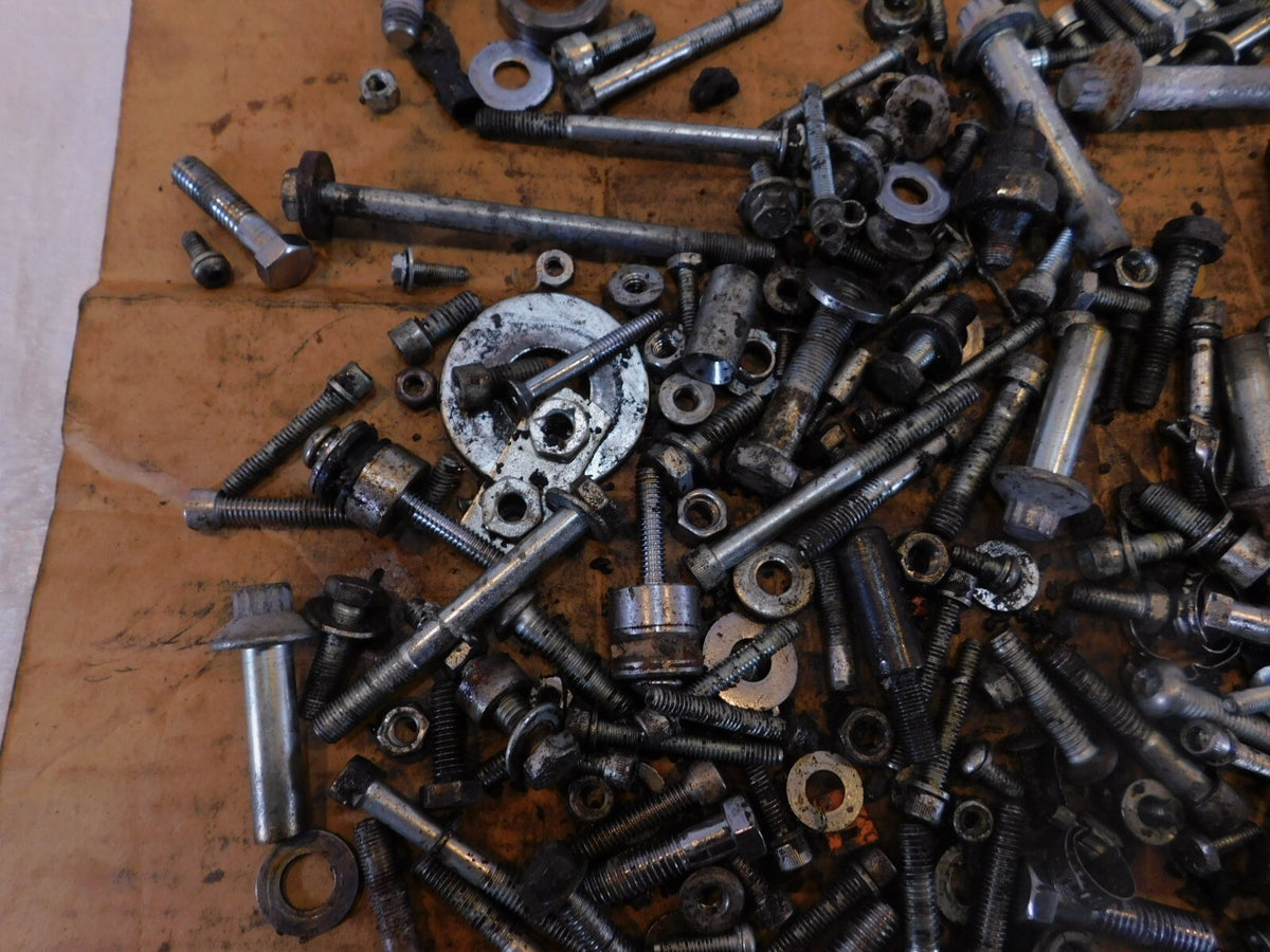 1999 Harley Davidson Sportster 883 Nuts Bolts & Brackets Parts Box Lot - C3 Cycle