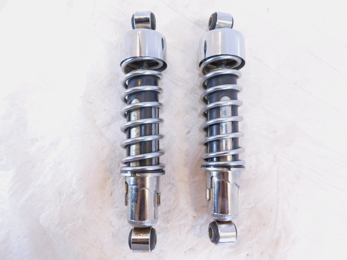 2007-2010 Harley Davidson Sportster 883 & 1200 Low Chrome Rear Shock Absorbers - C3 Cycle