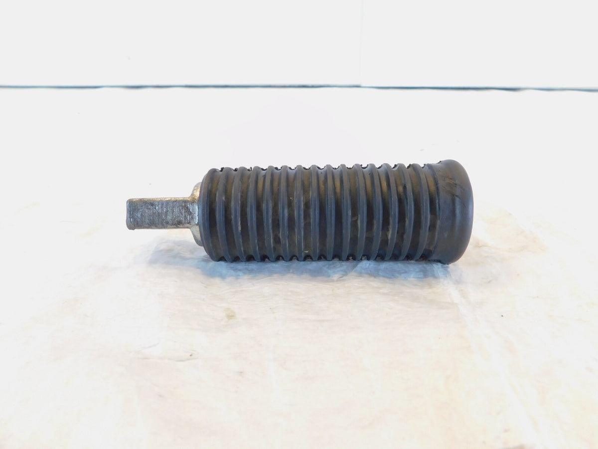 Harley Touring FXR Dyna Sportster & Softail Single Black Rubber Footpeg Footrest