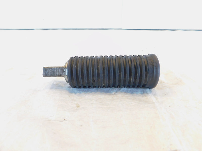 Harley Touring FXR Dyna Sportster & Softail Single Black Rubber Footpeg Footrest