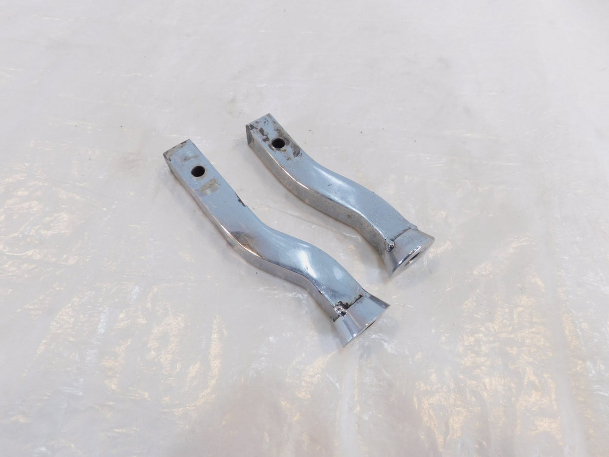 Harley Davidson Sportster 883 1200 Chrome Forward Control Foot Peg Brackets - C3 Cycle