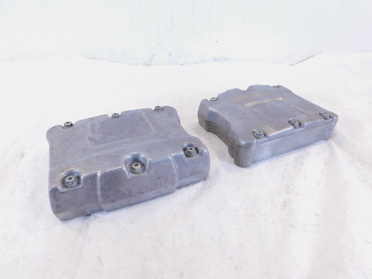 Harley Polished Twin Cam Touring Dyna Softail Cylinder Head Rocker Boxes & Arms - C3 Cycle