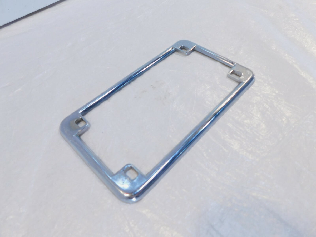 2003 Victory V92 Classic Cruiser Chrome Rear License Plate Bracket Trim Frame - C3 Cycle