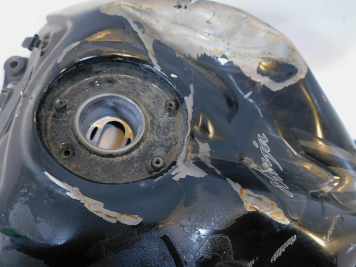 2007 07 Kawasaki Ninja ZX-14 ZX1400 Black Gas Petrol Fuel Tank Reservoir - Parts - C3 Cycle