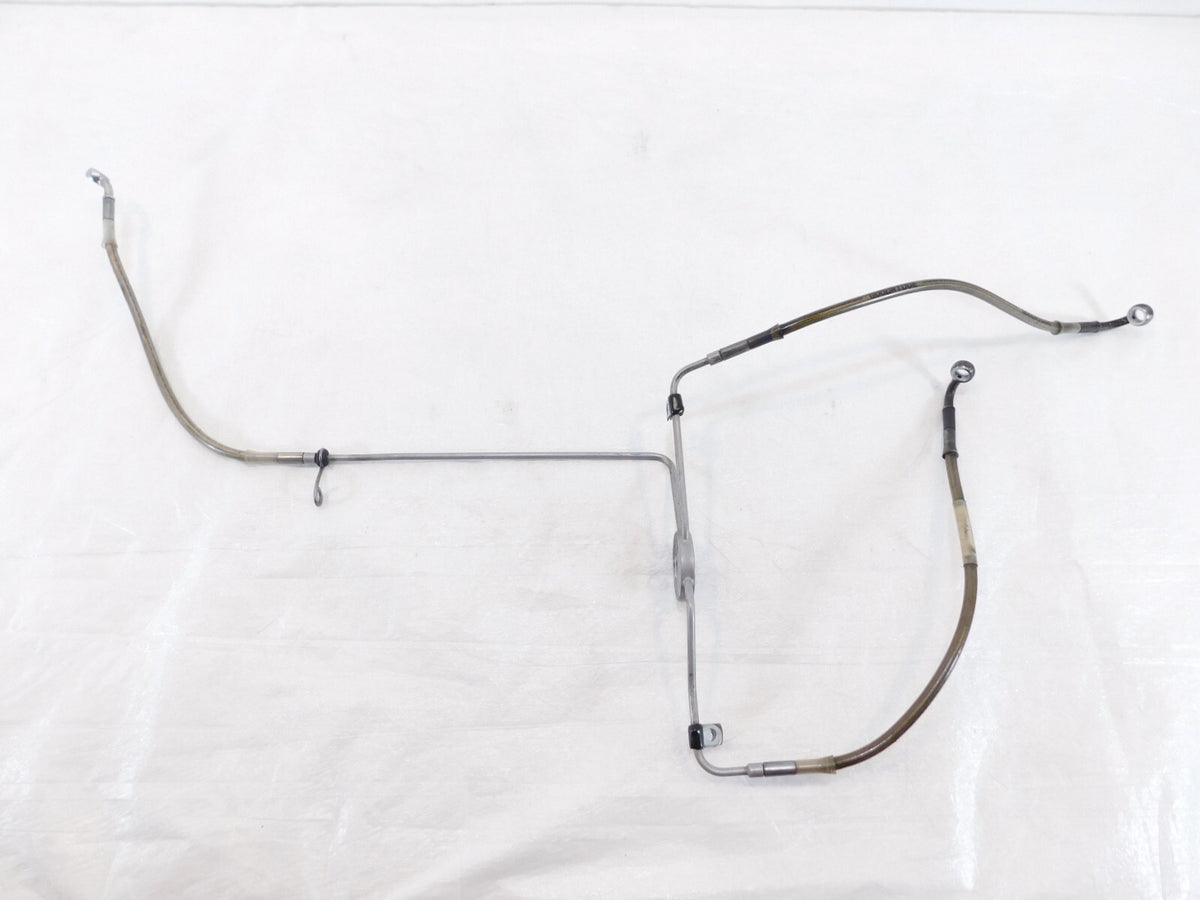2002-2006 Victory V92 Deluxe & Touring Cruiser Front Brake Hose Line - Dual Disc - C3 Cycle