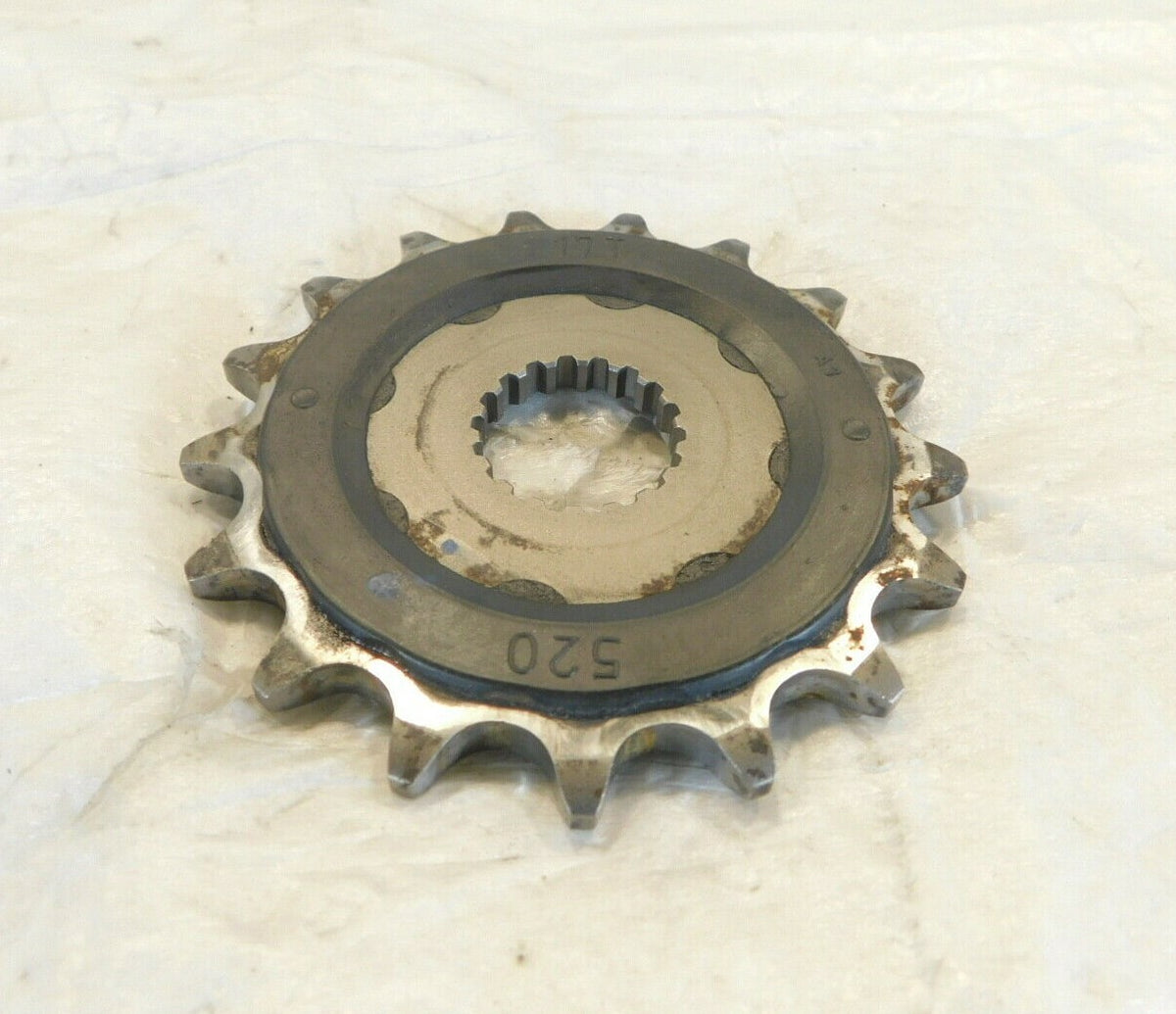 16 Triumph Street Twin Front Engine Motor Transmission 17T Tooth Output Sprocket - C3 Cycle
