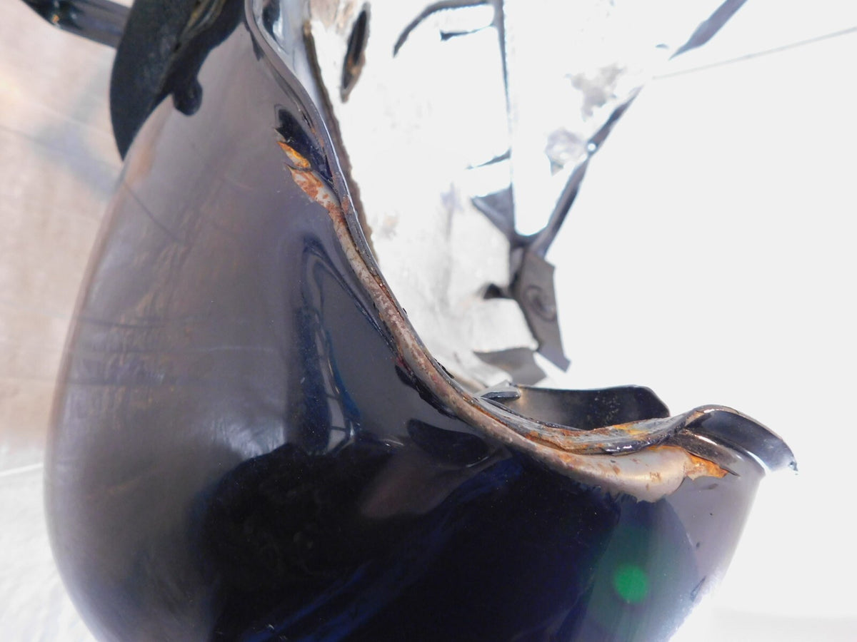 2011 Yamaha V-Star 650 Custom XVS650 Black Gas Fuel Petrol Tank Reservoir Dented