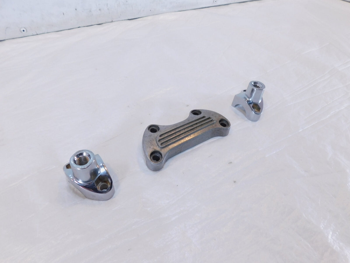 Harley Davidson Sportster 883 1200 Top Chrome Handlebar Handle Bar Riser Bracket - C3 Cycle