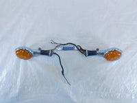 Yamaha Virago 700 750 1100 XV750 Front Turn Signal Indicators w/ Mount Bracket - C3 Cycle