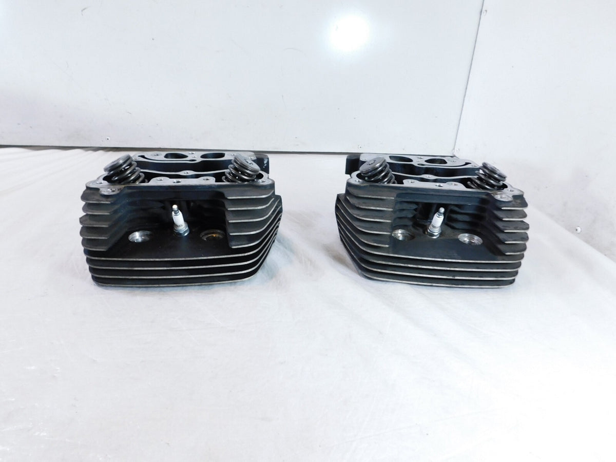 Harley Davidson Touring Softail & Dyna Black Cylinder Heads & Valves w/ Springs - C3 Cycle
