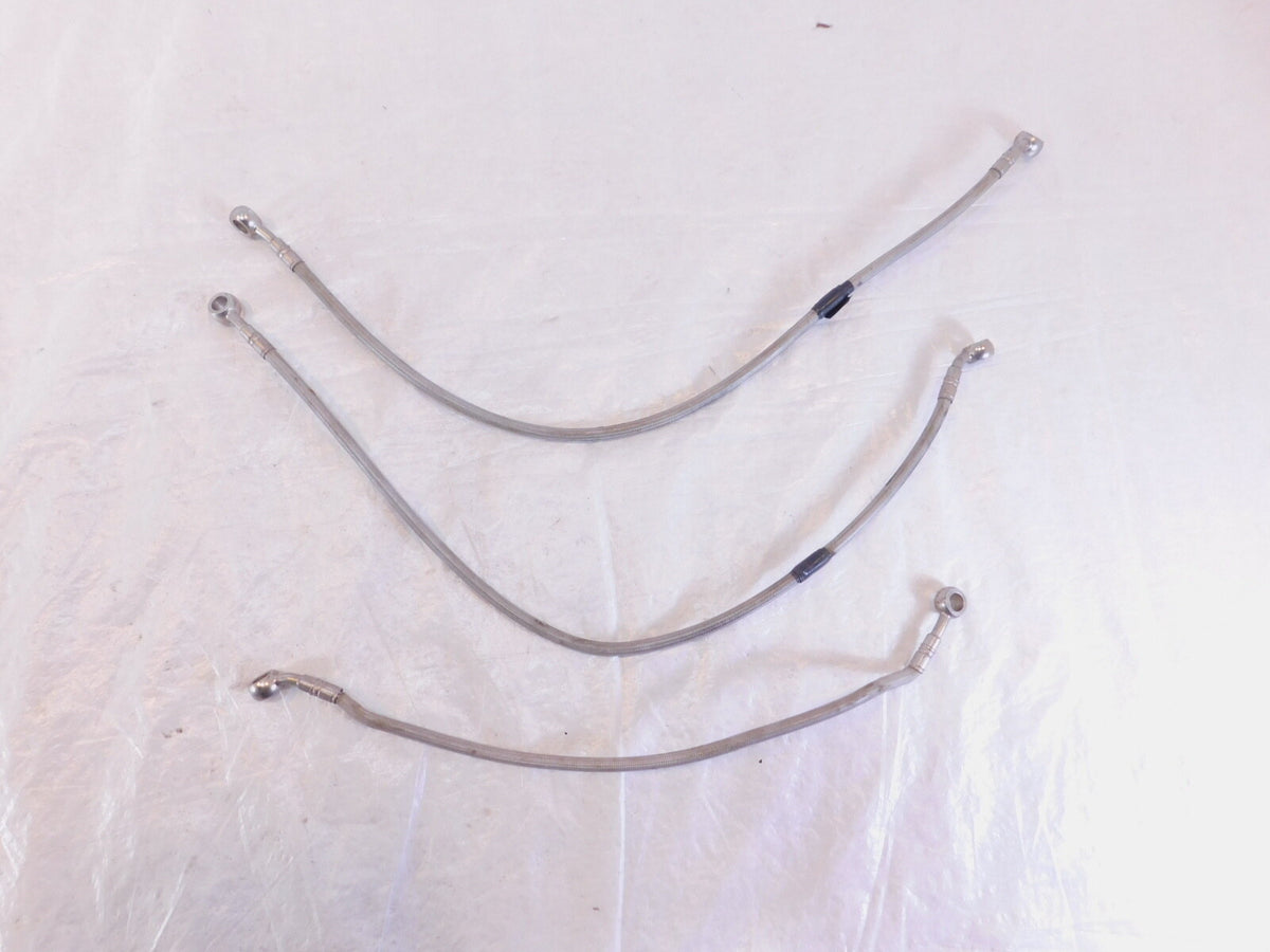 83-85 Honda CB650 CB650SC Nighthawk 650 Front Brake Master Cylinder Hose Lines - C3 Cycle