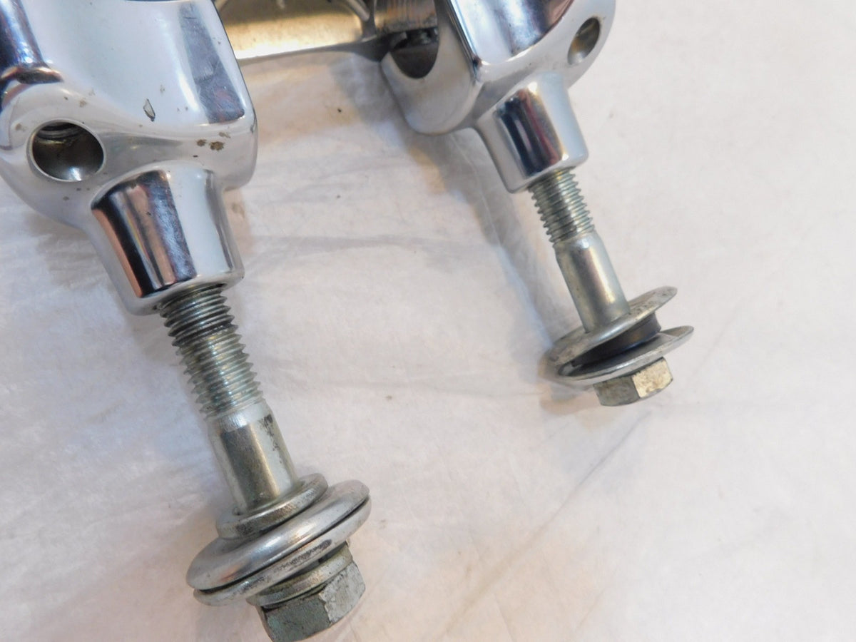 2000-06 Harley Davidson Softail Heritage Classic Handlebar Riser Clamp Brackets - C3 Cycle