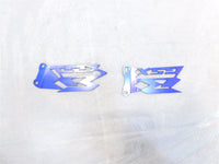 Suzuki GSXR600 GSX-R600 & GSXR750 Left/Right Front Foot Rest Peg Heel Guard Fins - C3 Cycle