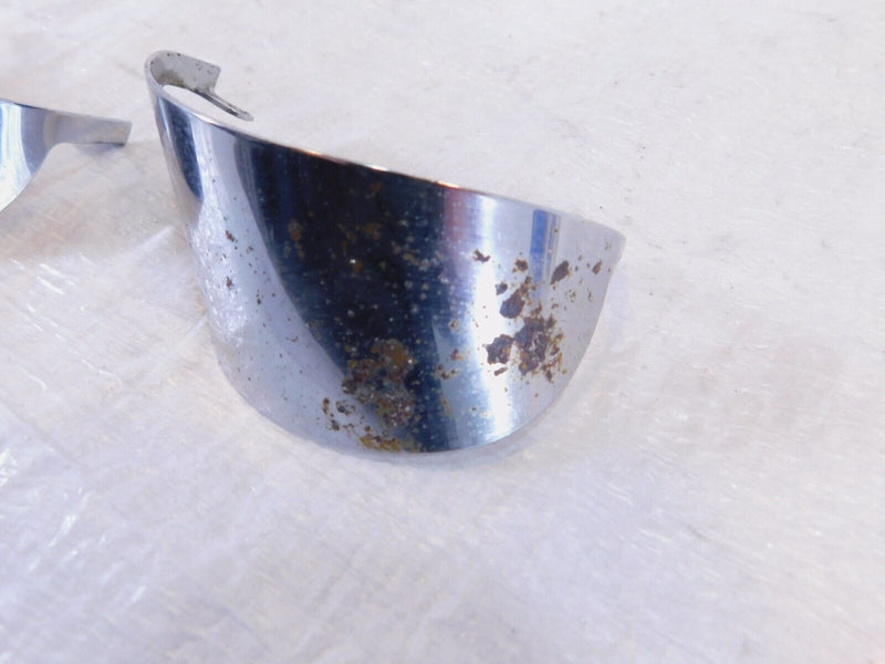 Harley Softail & Touring Front or Rear Chrome Turn Signal Indicator Cover Visors