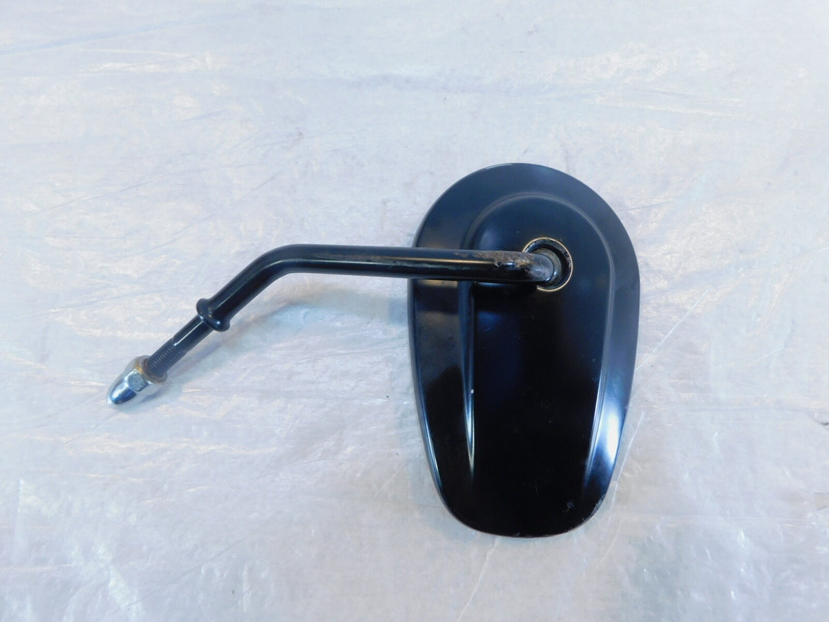 Harley Davidson FXR & Softail & Dyna & Sportster Left Black Rear View Mirror - C3 Cycle