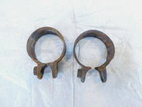 94- Kawasaki VN750 Vulcan 750 Exhaust Muffler Header Pipe Manifold Flange Clamps - C3 Cycle